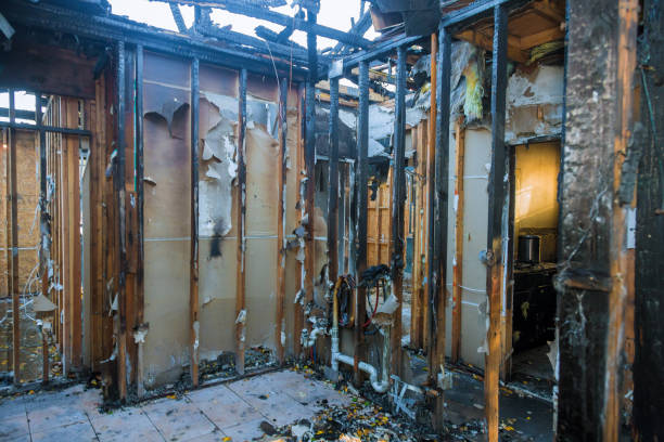Professional Fire Damage Removal technician working in Phoenixville, PA